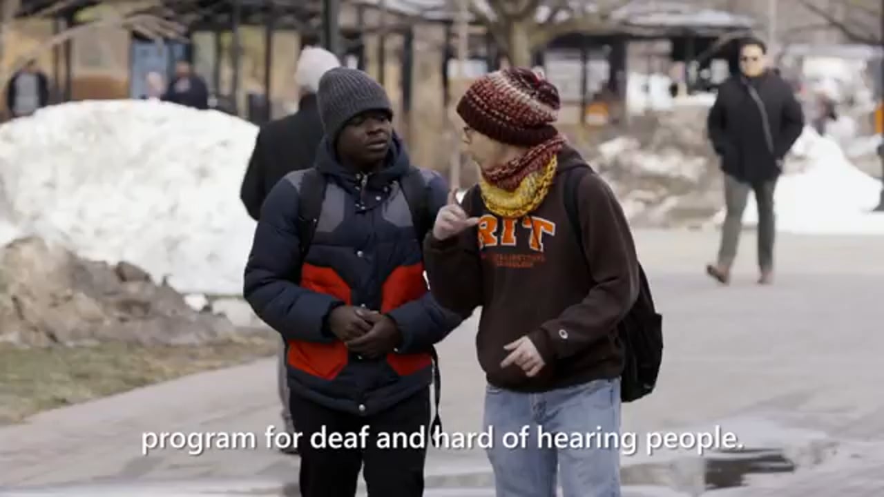 Customer story: Rochester Institute of Technology levels the playing field with AI for students who are deaf