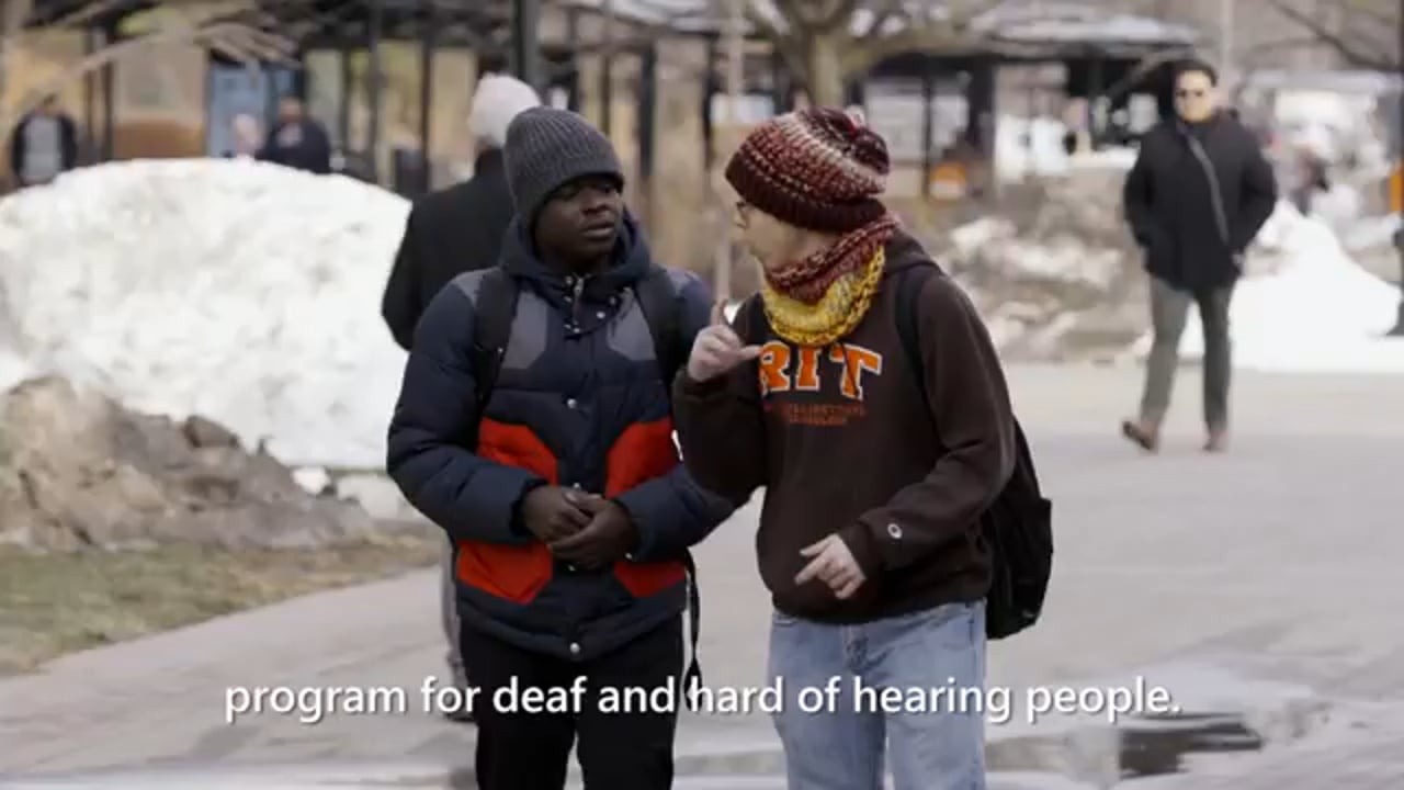 Customer story: Rochester Institute of Technology levels the playing field with AI for students who are deaf Customer story: Rochester Institute of Technology levels the playing field with AI for students who are deaf